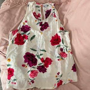 Floral tank top